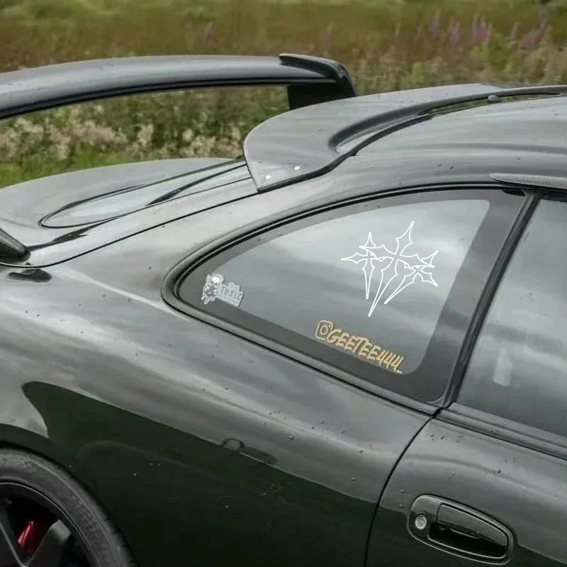 High-Quality Waterproof Three-Cross Stickers for Your Car Faith Expression in a Beautiful Design Automotive Decal