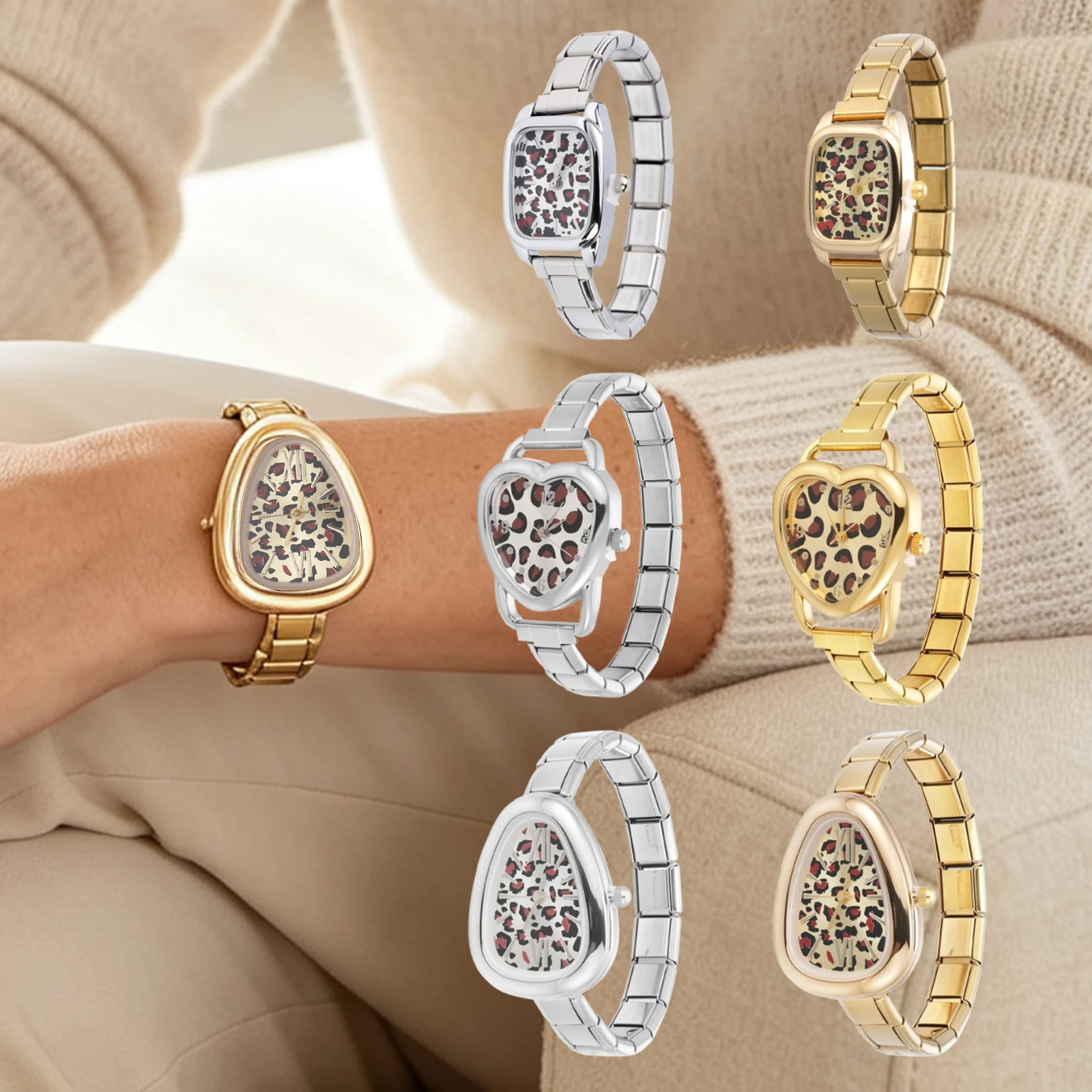 Jewelry Making Watches - Gelang Jam Tangan Stainless Steel Motif