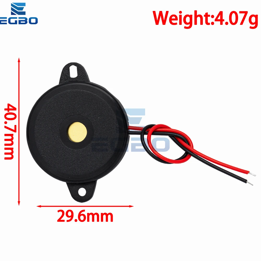 1 قطعة 30X5.5 مللي متر عنصر الطنان السلبي بيزو المغلقة ث/أسلاك AT3040