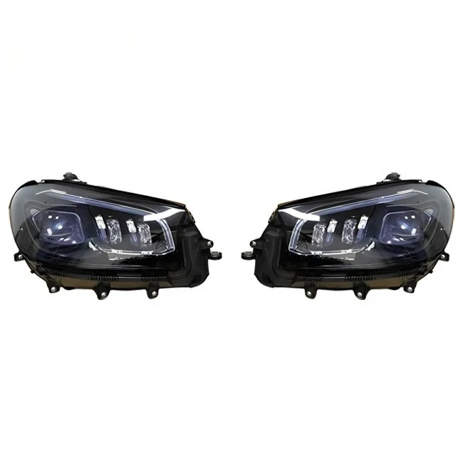 

CZJF Upgrand Styles Halogen Xenon Headlights For GL164 2006 2007 2008 2009 2010 2011 2012 Upgrand To GLS 167 LHD RHD Light