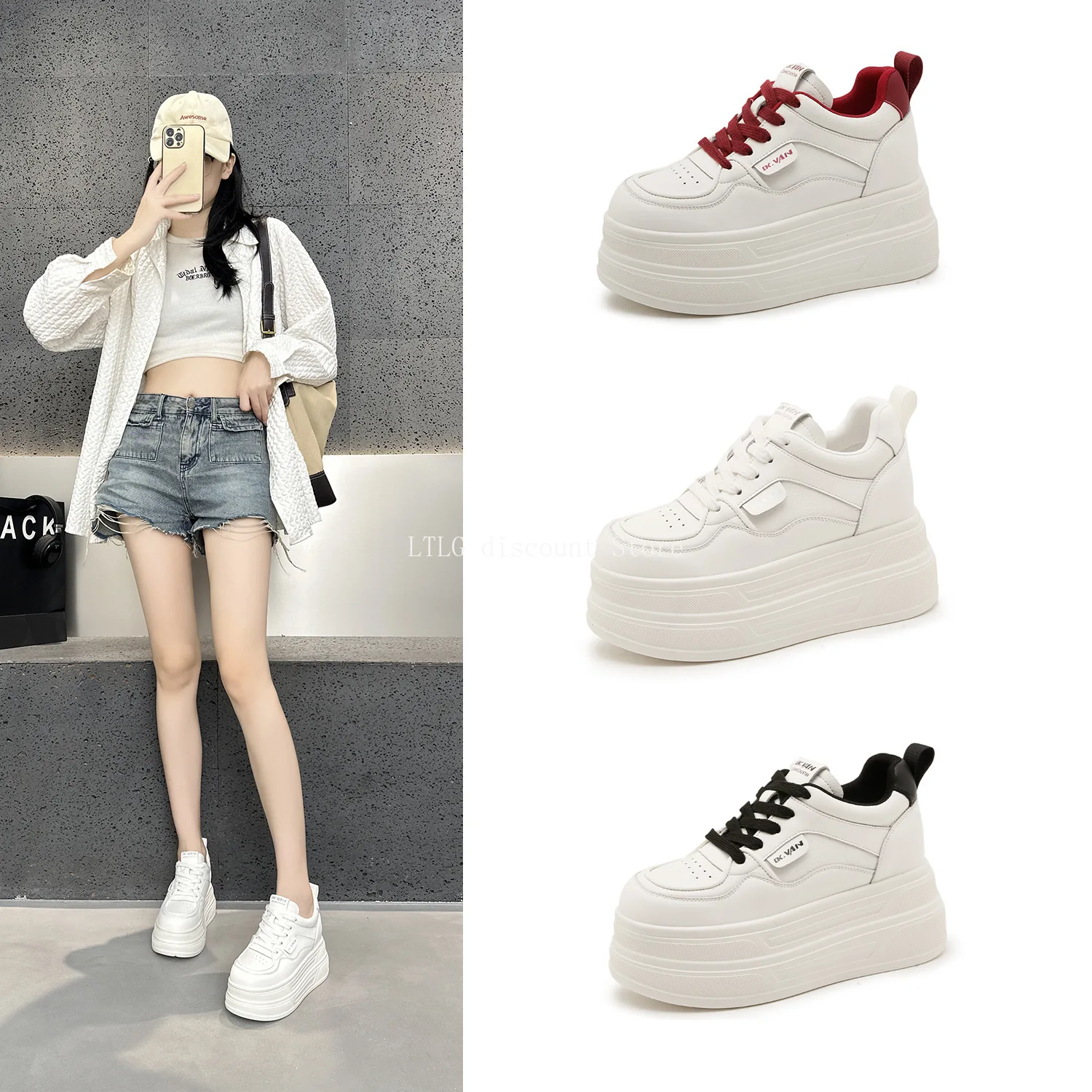8cm chunky sneaker Student Bo - огляд і ціна Women'S Shoes For Tennis