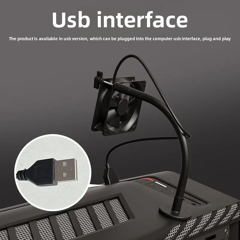 

USB Multifunctional Magnetic Suction Universal Bracket Graphics Card Main Board Fan Solid State Drive Radiator Aquarium Accesory
