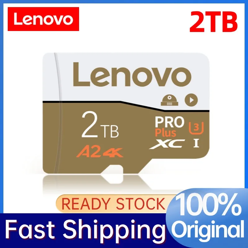 Lenovo V30 Class 10 Memory Card 2TB 1TB 512GB SD Card 256GB TF Card 128GB UHS-1 4K Micro TF/SD Card For Nintendo Switch Ps5