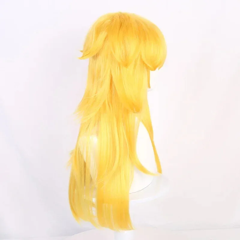2025 22 Peach Princess SuperMario Cosplay Yellow Synthetic Long Curly Anime Coser Cute Girl Halloween Wig Daily Party