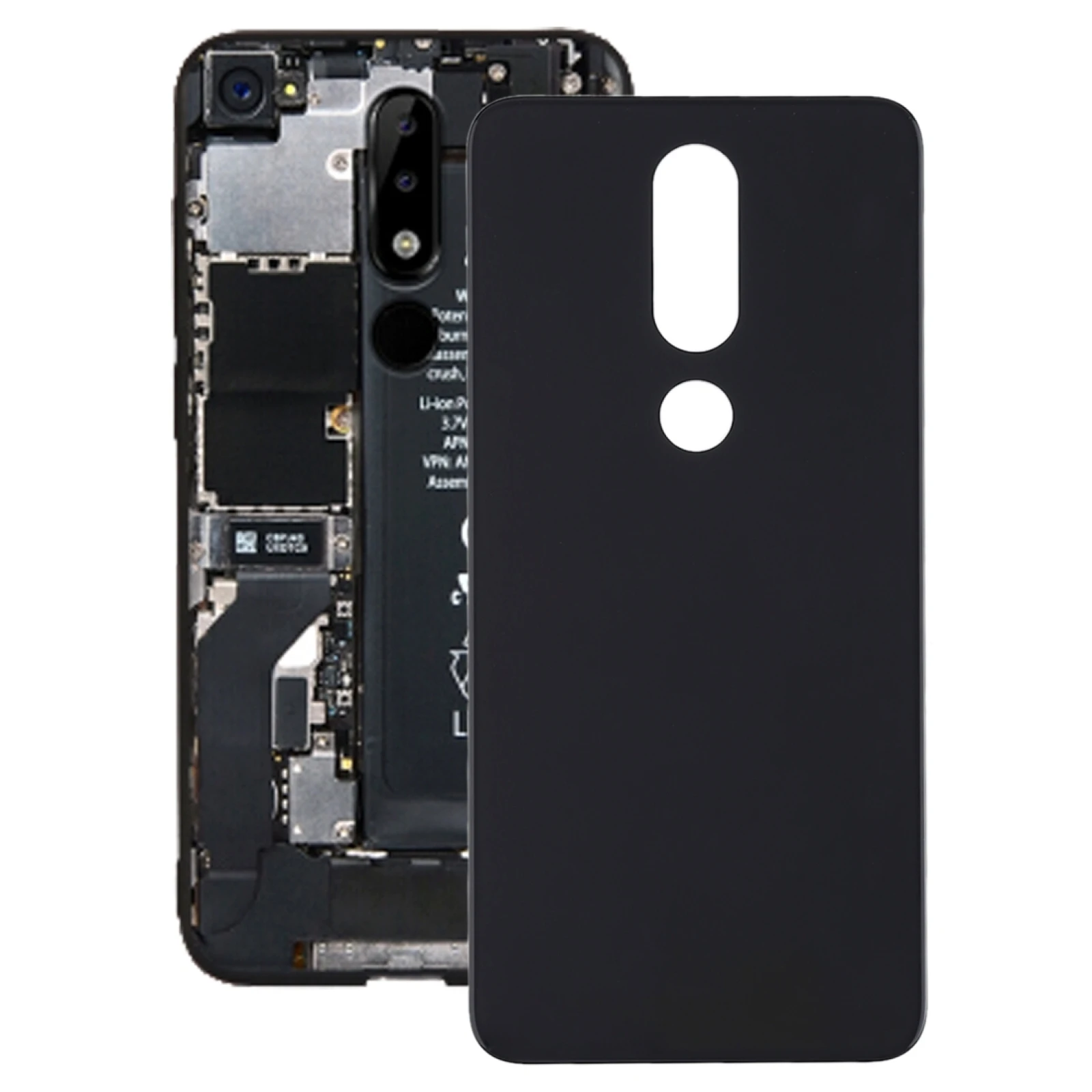 Mobile phone parts replacement Back Cover for Nokia 5.1 Plus (X5)