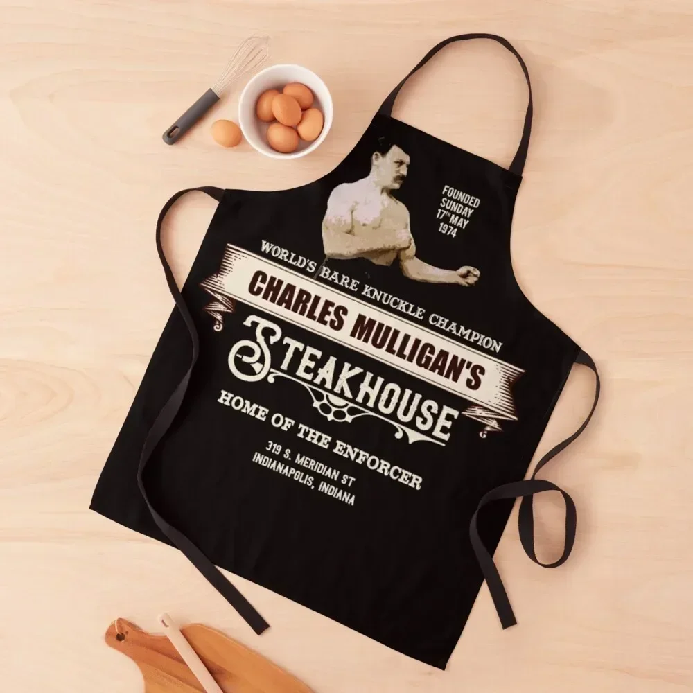 

Charles Mulligan's Steakhouse Apron Household Items Kitchen Chef Accessory Home And Kitchen Kitchen Things Apron