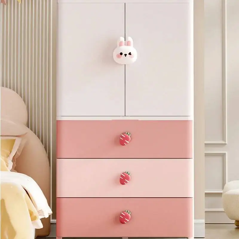 Kunststoff Regale Kinder Kleiderschränke Lagerung Schrank Organizer Mädchen Kinder Kleiderschränke Schrank Plakat Enfant Möbel MR50CW