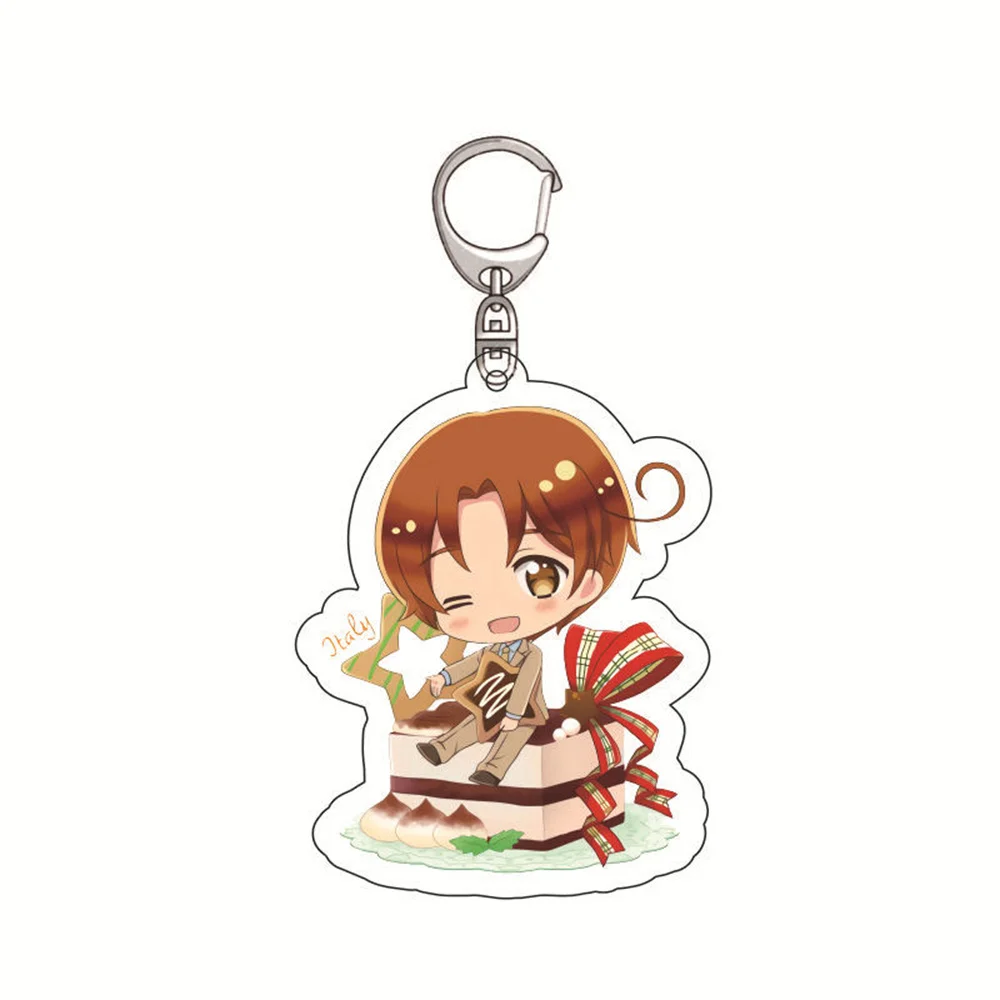 6CM Hot Anime APH Hetalia Powers Anime Acrylic Stand Doll Italy Germany France China Figure Model Plate Cosplay Themed Series