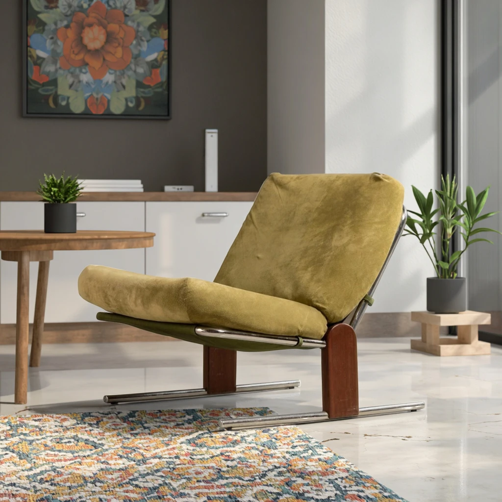 #European Fabric Color Optional Casual Soft Frame Lounge  Chair Simple Modern for Home Furniture Living Room Hotel Apartment Use