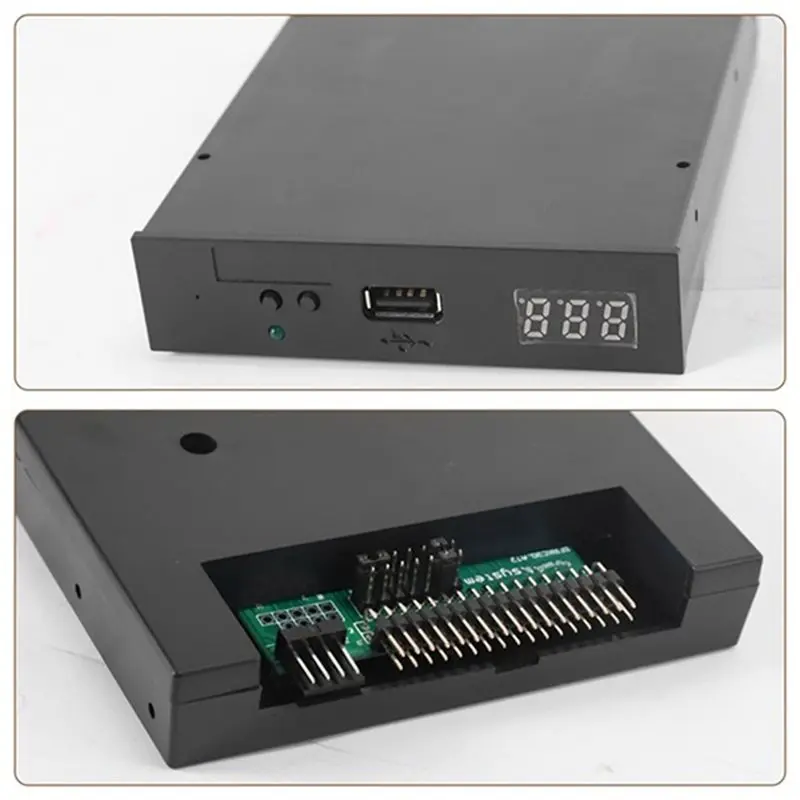 A13E-Usb Ssd Floppy Drive Emulator For Korg Electronic Keyboard Black 3.5 Inch 1.44Mb view 2