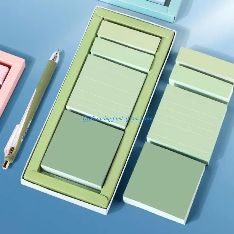 

H9EB Vibranted Colored Note Pads Portable Tear Resistant Paper for Office School