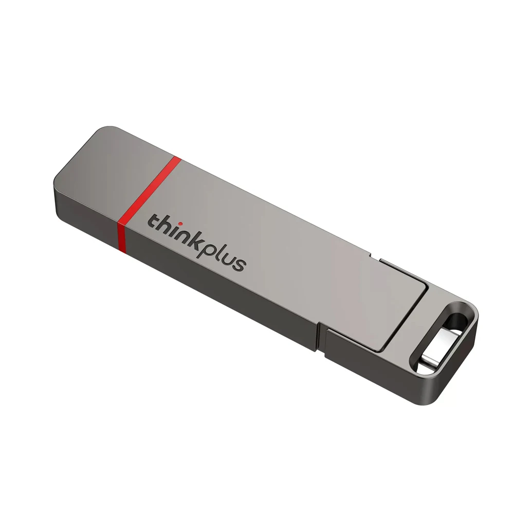 Lenovo thinkplus TU200 Портативный твердотельный USB диск 128 ГБ 256 ГБ 512 ГБ 1 ТБ USB3.2/Type-C двойной порт Por твердотельный металлический u-диск