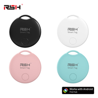 RSH 4PCS Android GPS Tracker Work With Google's Find Hub App Locate Keys Kids Bag Pet Finder for Samsung Xiaomi Pixel Smart Tag