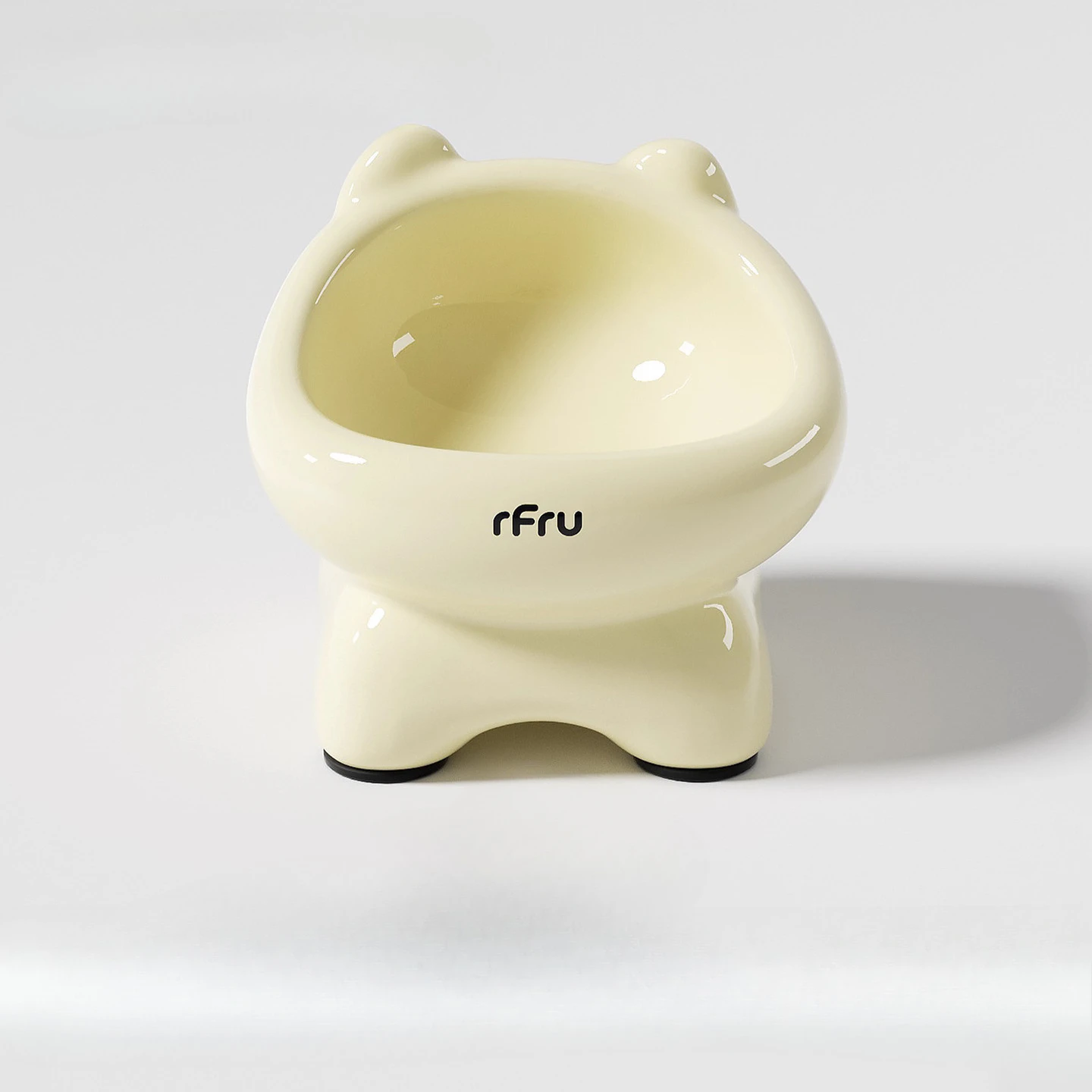 

Ceramic Cute Cartoon Shaped Bowls for Pet, High Legged, Cervical vertebra Protection, Drinking Food Bowl, Cat Bowl Supplies, 1Pc