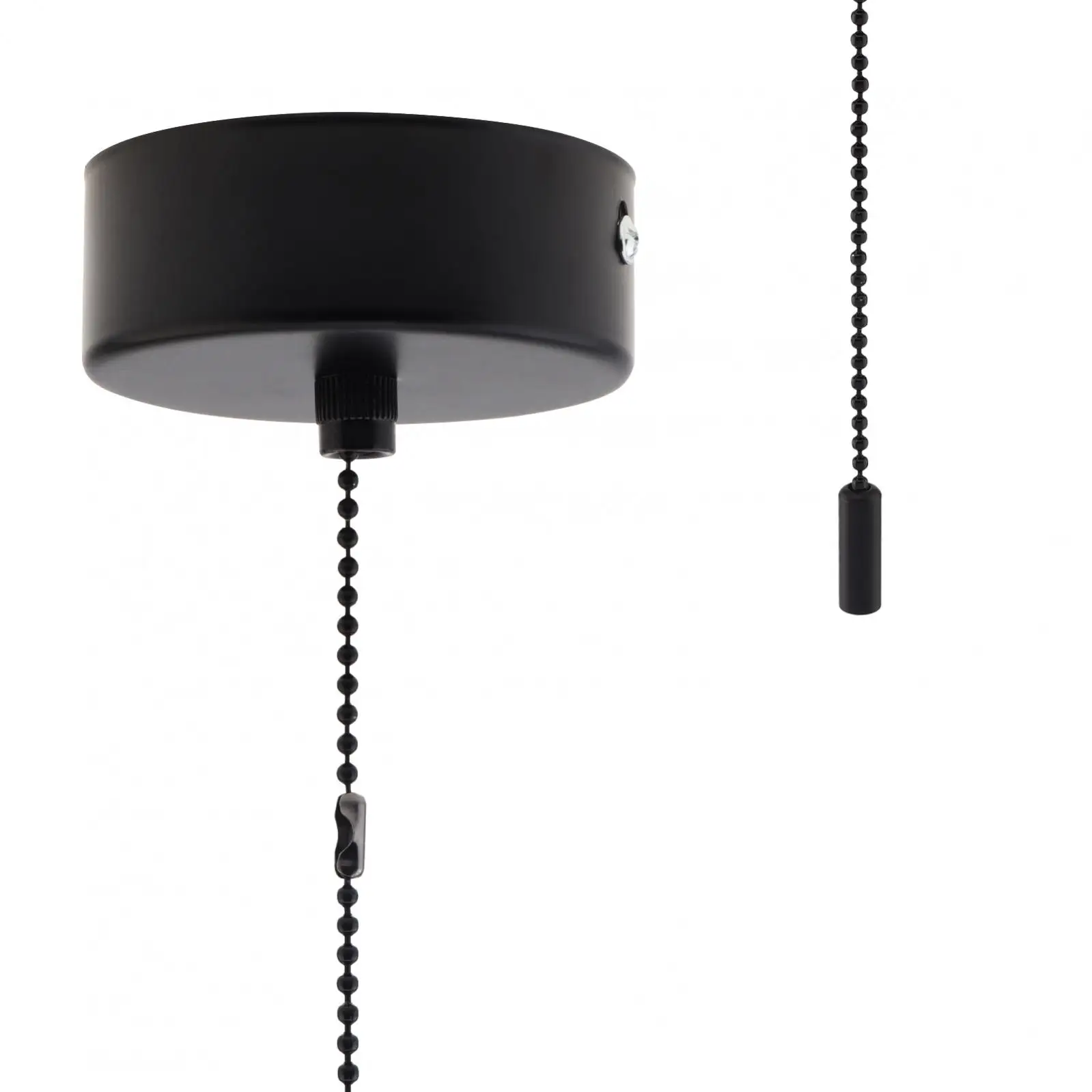 HOCeiling Light Ribrette Switch, Chrome Round Pendant Light, Light Light Switch