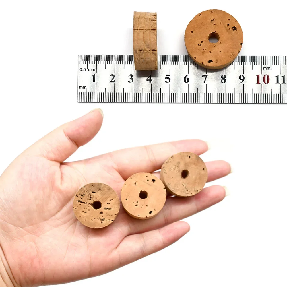 Topranc Natural Cork  End Cap for Replacement Fishing Rod Composite Cork Handle Grip and Reel Seat view 5