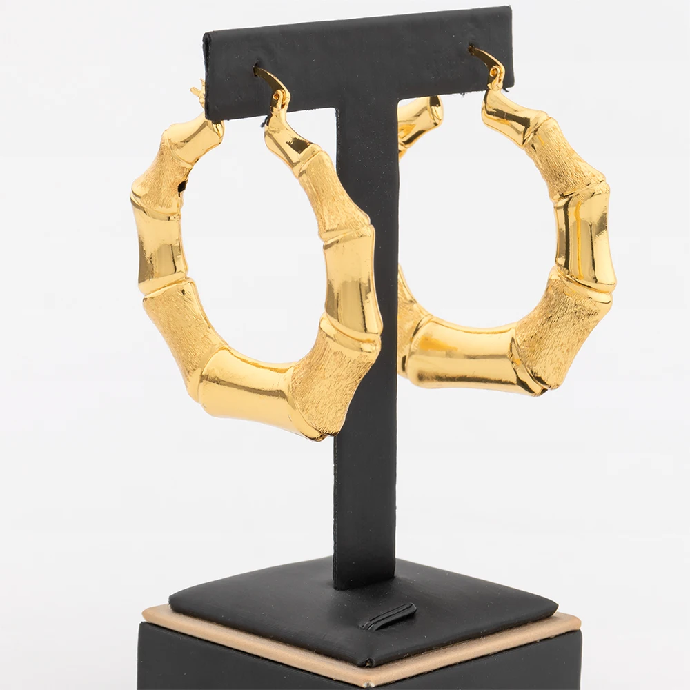 New Big Circle Round Hoop Earrings for Women Fashion Statement Gold Color Punk Charm Earrings Party Geometry Jewelry Accessories