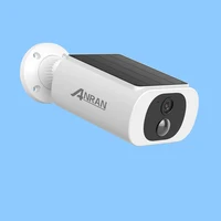 ANRAN 2K caméra solaire sans fil Surveillance extérieure batterie intégrée caméra Wifi détection humanoïde Flash alarme Vision nocturne 1