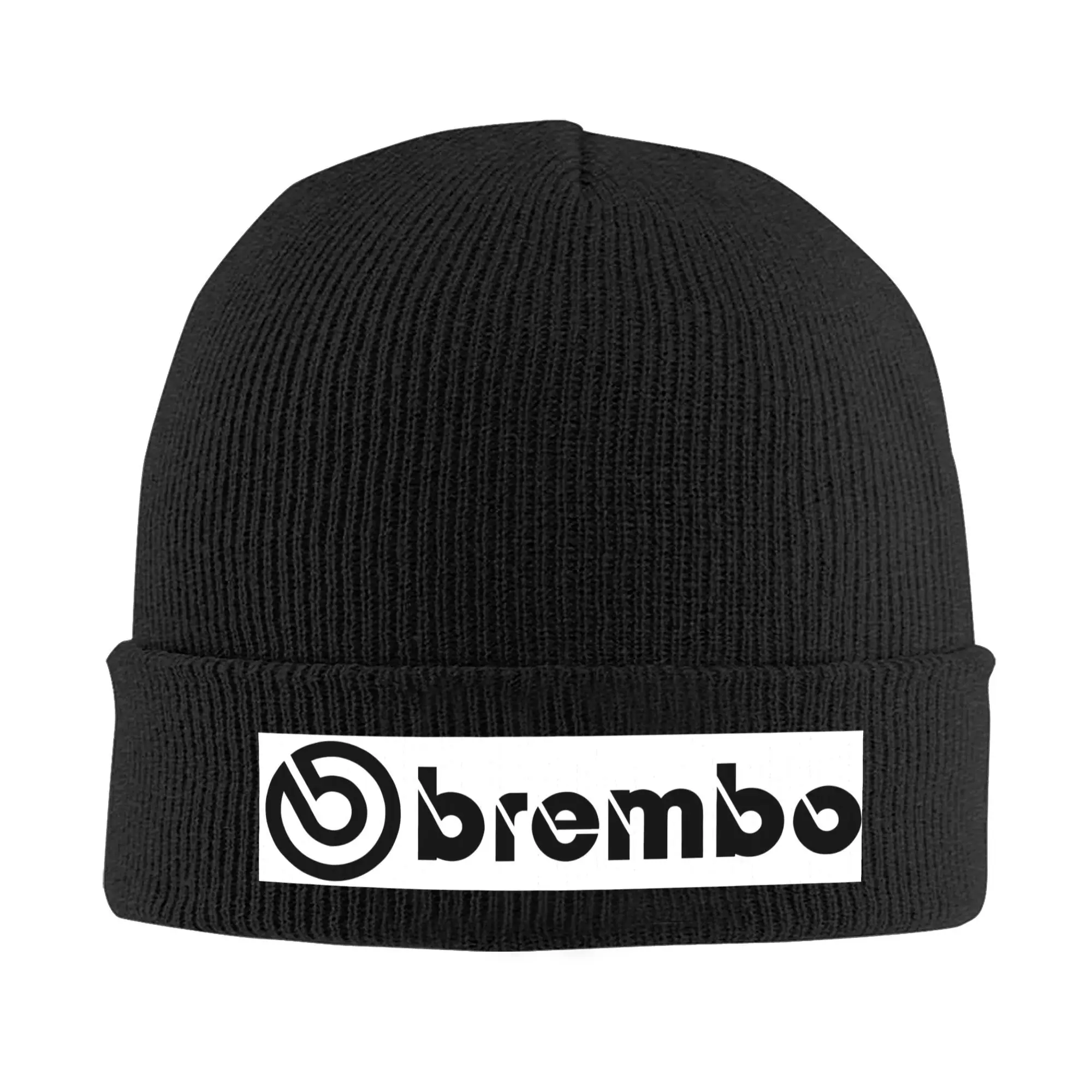 Custom Motorcycles Brake Control-Bremboes Skullies Beanies Caps Unisex Street Winter Warm Knit Hat Adult  Bonnet Hats