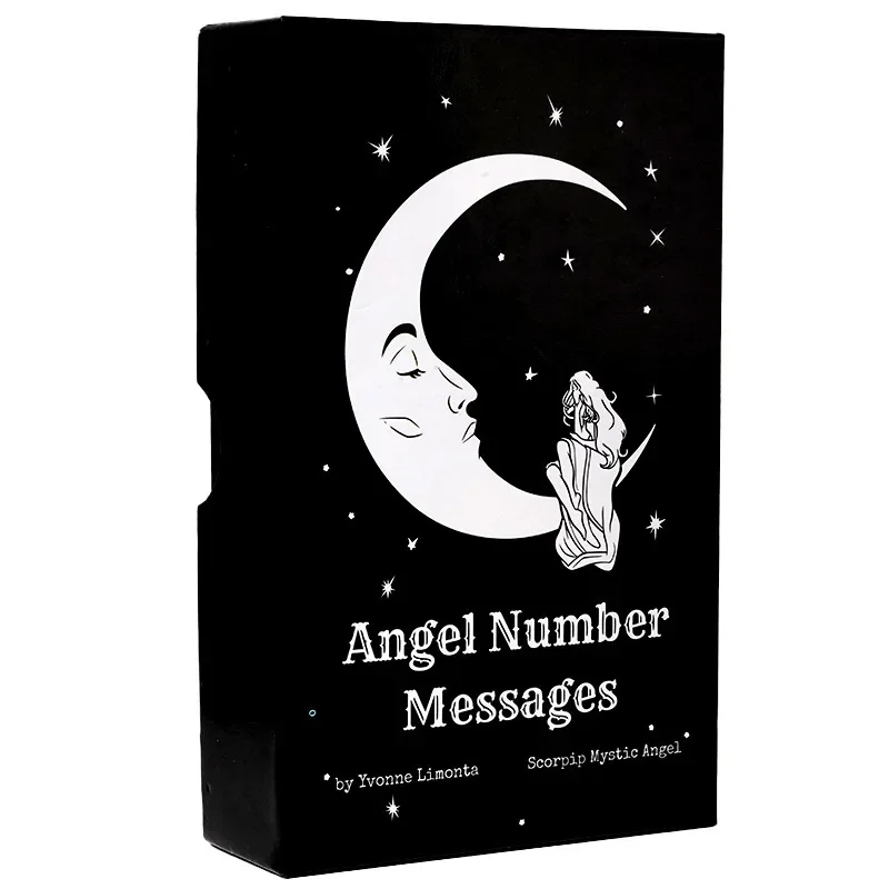 Angel number message 44pcs cards 1: 1 Size Gilded Edge Tarot Board games