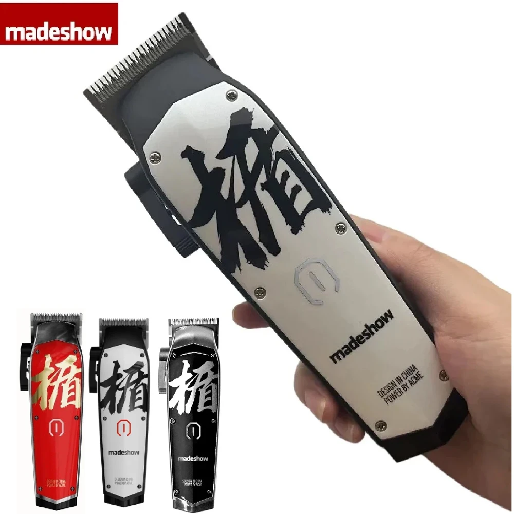 madeshow M10+ バリカン プロ用ブラック・ホワイト・レッド 1台 Sbd6696e9af5240c181d7744b15f90