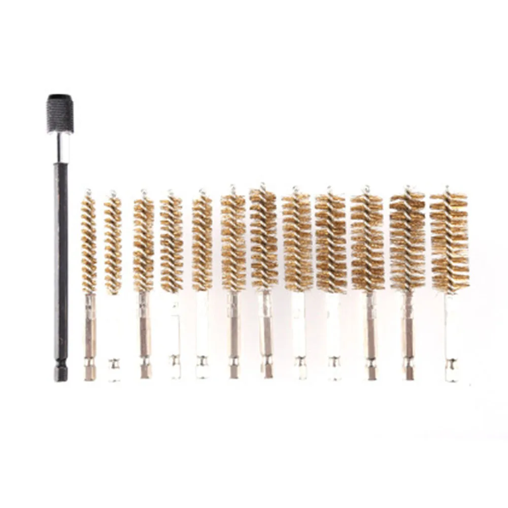 for durable Brasss Steel Wire Brushes for Power Drill Cleaning Quick for hexagonal Handle Change Rust and Detail Removal