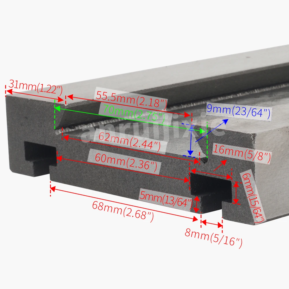 Glissière transversale, dégager centrale pour SIEG SC4, pièces de rechange pour mini-tour de bricolage