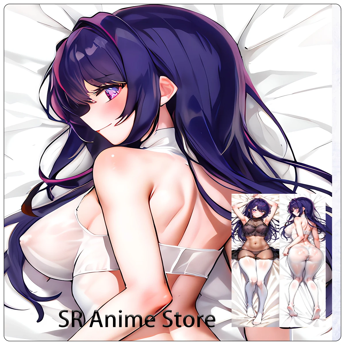 

Dakimakura Anime OSHI NO KO Hugging Body Pillow Cover Bed Decor Birthday Gifts Double-Side Print Hoshino Akuamarin Pillowcase