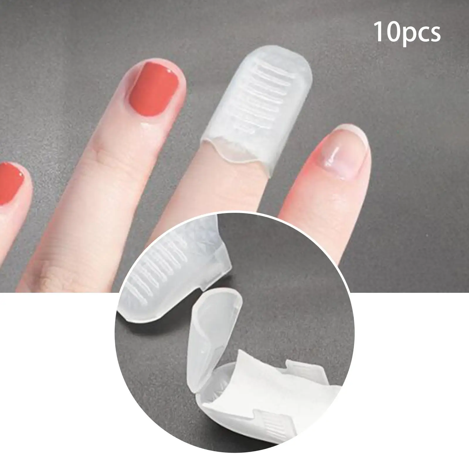 Clipes removedor de esmalte, desengordurante unhas, limpador para unhas postiças, DIY, 10pcs