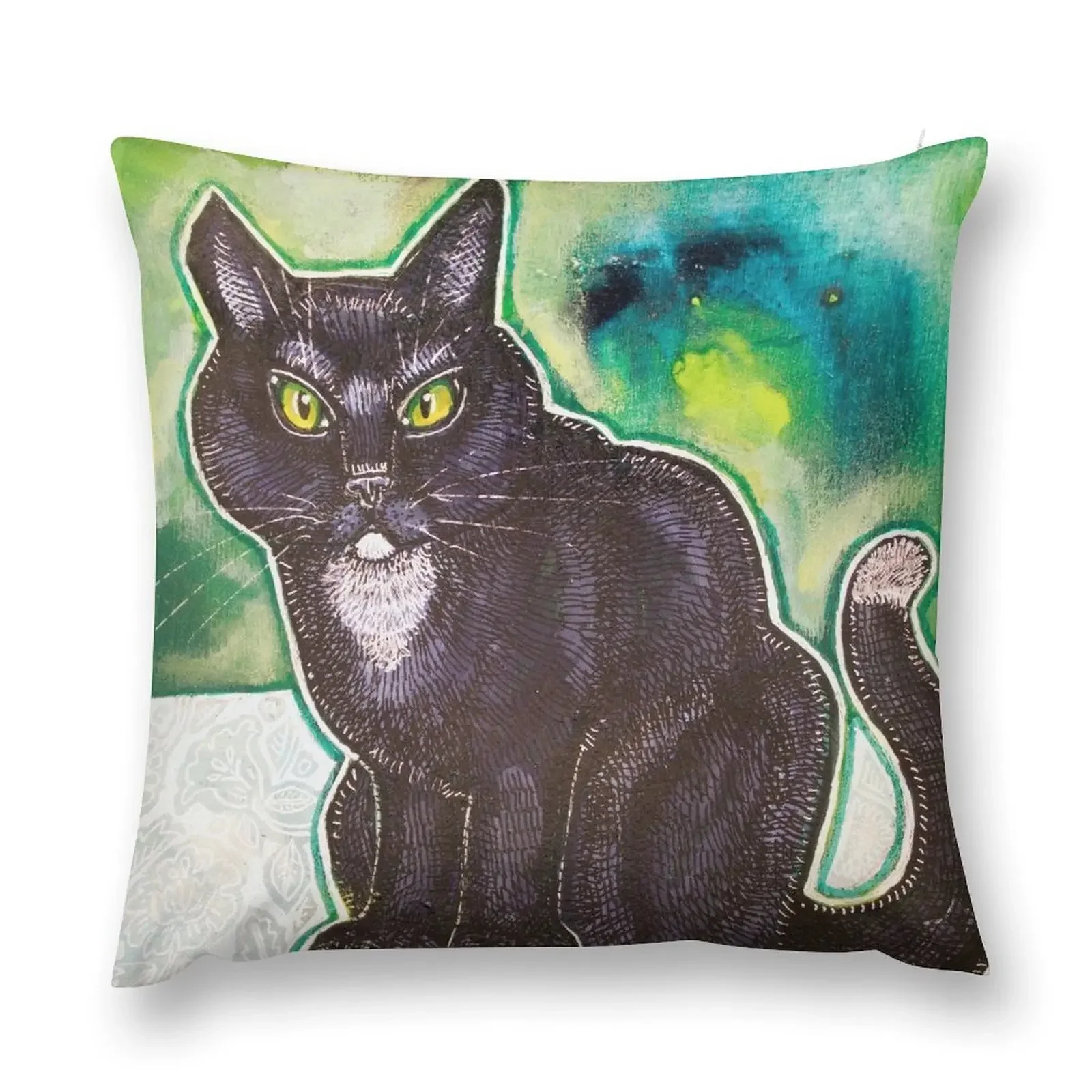 Stray Cat Throw Pillow Custom Cushion Photo Cushion Cover Luxury Christmas Pillow Cases pillow