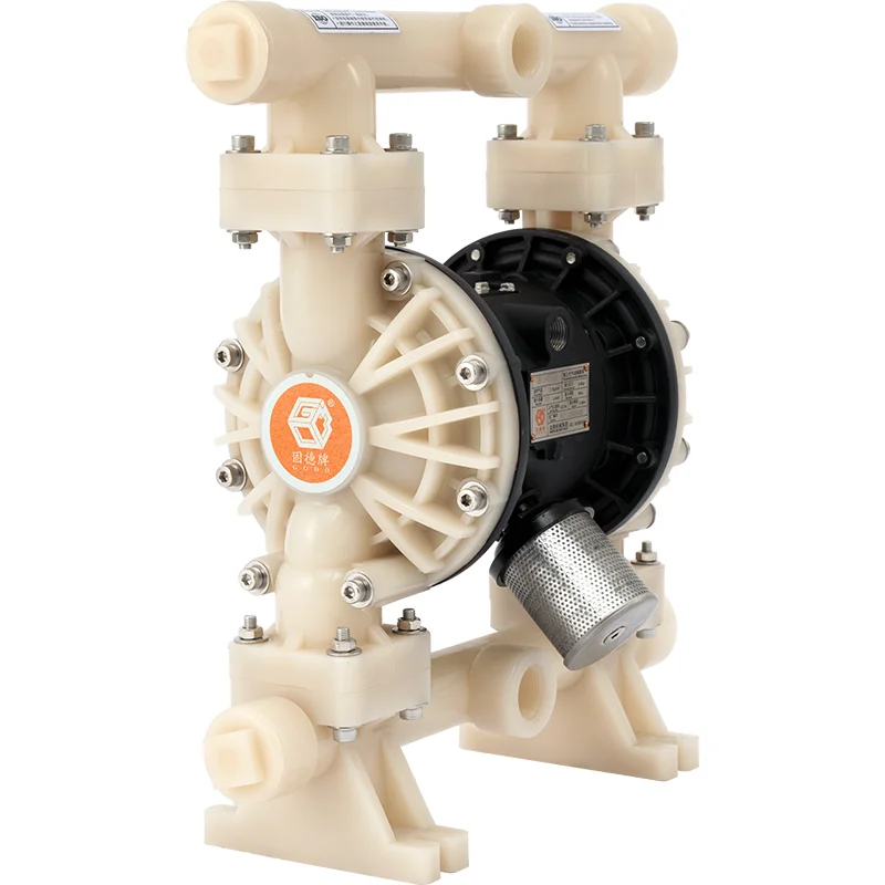 

GODO QBY3-32F PVDF Pneumatic diaphragm pump sewage treatment Chemical aodd water pump