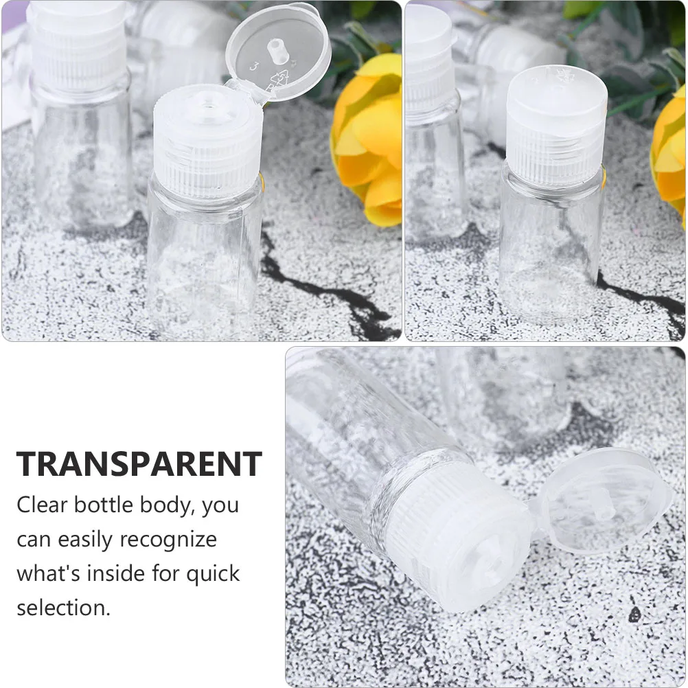 

24 Pcs 15ml Flip Cap Bottle Travel Bottles for Toiletries Plastic Refillable