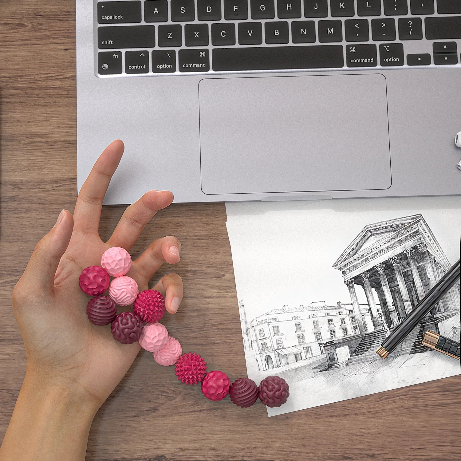 Bolas sensoriais magnéticas de silicone, brinquedo de inquietação, bolas de preocupação, autismo, calmante, brinquedo sensorial para crianças e adultos, alívio de ansiedade, estresse