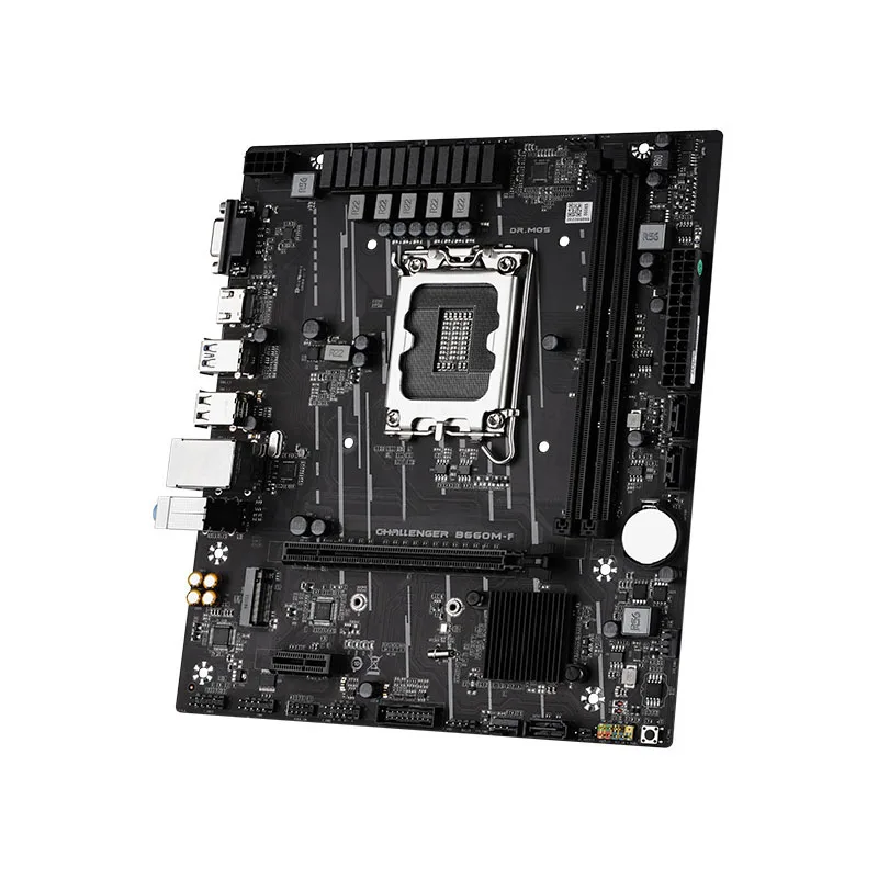 New Original For MAXSUN Motherboard B660 Chipset Support 12th Generation Core (LGA1700) DDR4 Dual Socket MS-Challenger B660M-F