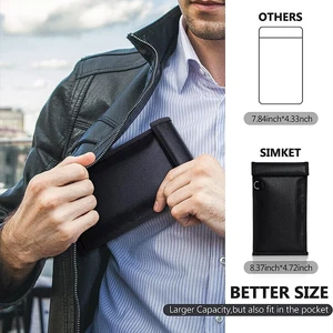 Car Key Signal Shielding Bag, Waterproof, Fireproof, RFID Blocking Pouch Faraday Bag, RF Signal Blocker, Mobile Phone Case 10 Main Sales Mobile Signal Block - №5