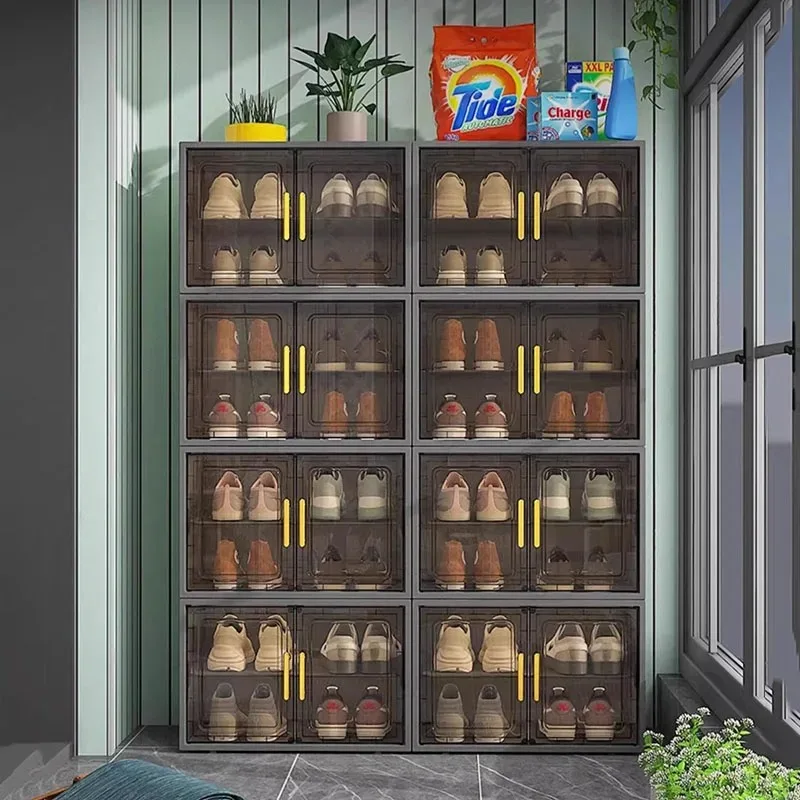 

Vertical Vintage Shoe Rack Dust Proof Wall Living Room Hallway Shoe Rack Vertical Minimalist Gabinete Lounge Suite Furniture