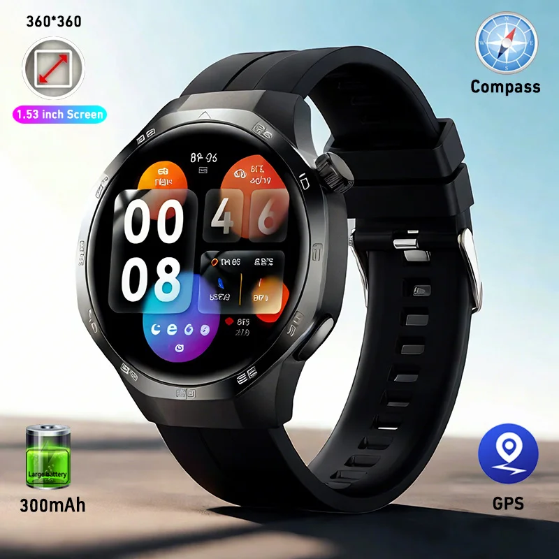 2025 ساعة ذكية جديدة هواوي GT5 برو الرجال الرياضة البوصلة في الهواء الطلق NFC بلوتوث دعوة معدل ضربات القلب النوم مقاوم للماء الطقس Smartwatch