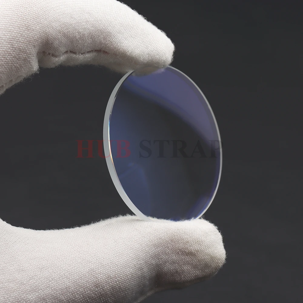 1 قطعة ساعة زجاج الياقوت استبدال مزدوج قبة AR الأزرق 2.0 مللي متر أقطار سميكة 28 مللي متر-38.5 مللي متر كريستال شفاف لصانع الساعات