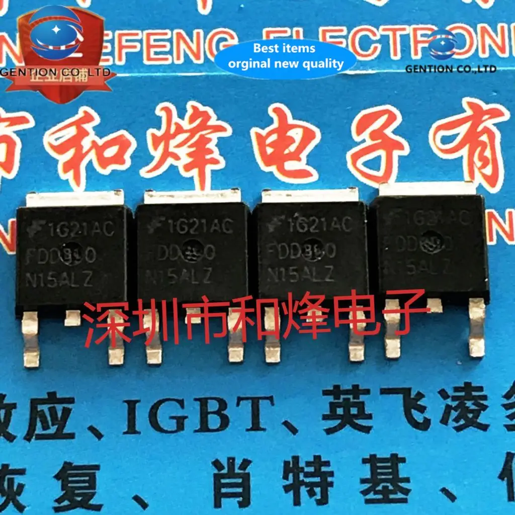 10 PZ FDD390N15ALZ FDD390N15A 150 V 26 A MOS TO-252 in magazzino 100% nuovo e originale