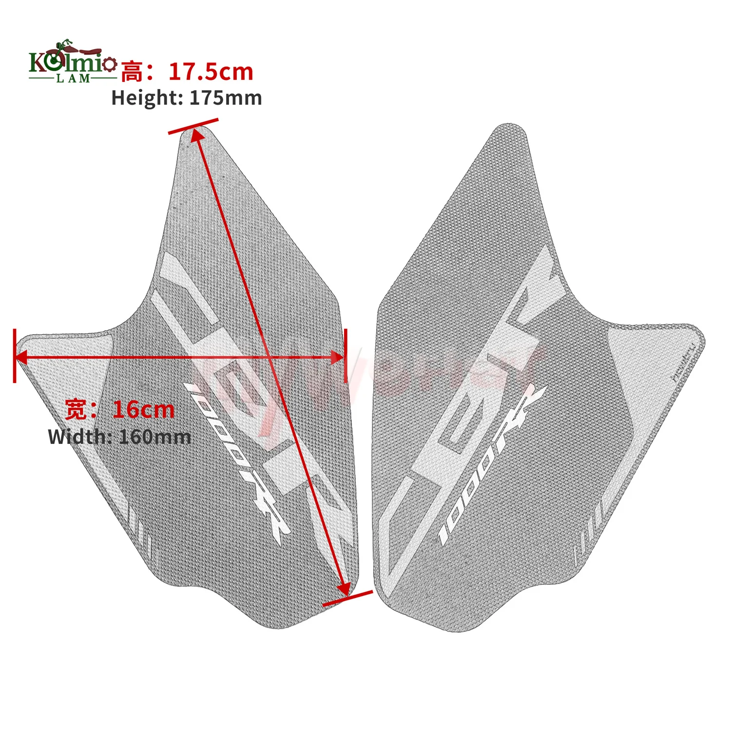 Fit For Honda CBR1000RR 2012 - 2016 Sticker Anti Slip Fuel Tank Pad Side Knee Traction Decal CBR 1000 CBR1000 RR 2013 2014 2015