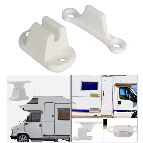 Auto Caravan Or Motorhome White Plastic Main Door Catch Campers Accessories Retainer Holder CDR7 Door Retainer Catches