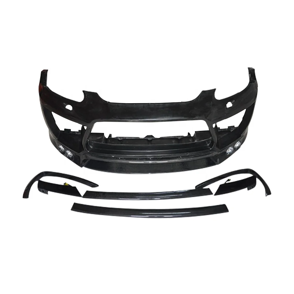 Wide Body Kit Front and Rear Bumper Hood Tail Wing Top Wing Wheel Eyebrow Suitable for  958 11-17 Modified LUMM