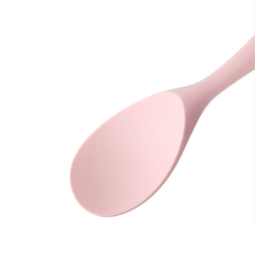 1PC Food Grade Silicone Rice Spoon Household non Stick Pot Cooking Spoon High-temperature Resistant Kitchen Tools