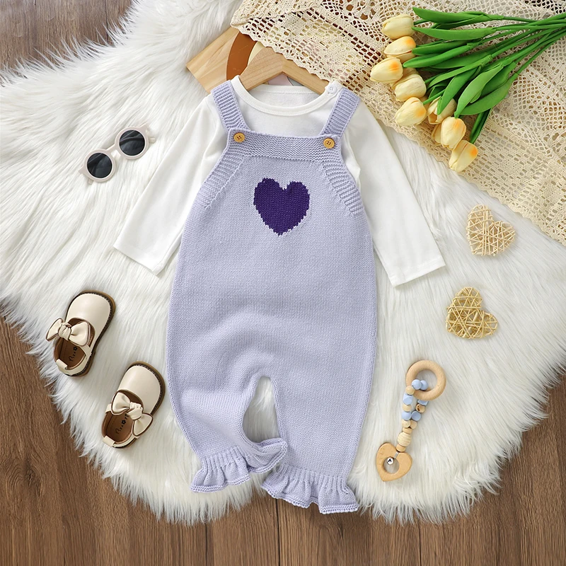 0-18m Baby Girl Romper Sleeveless Blue Sleeveless Knitting Newborn Infant Jumpsuits Clothes Spring Summer Casual Children Outfit