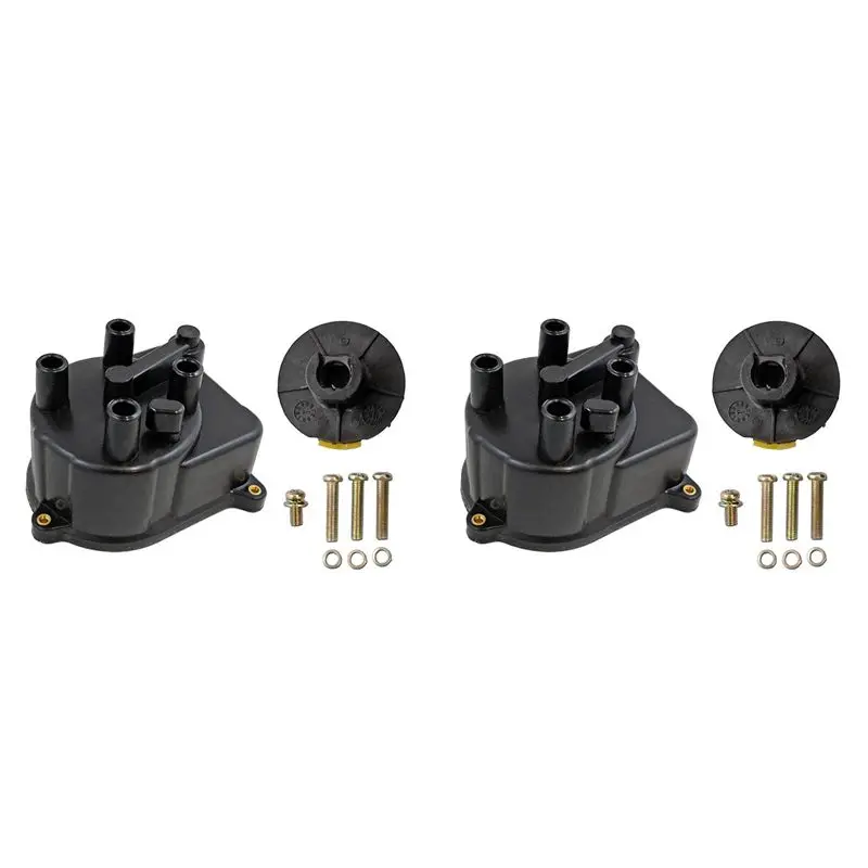 2X Distributor Rotor&Cap For Honda Accord Civic CR-V CRV Acura Integra EL Del Sol 30102P54006 30103P08003