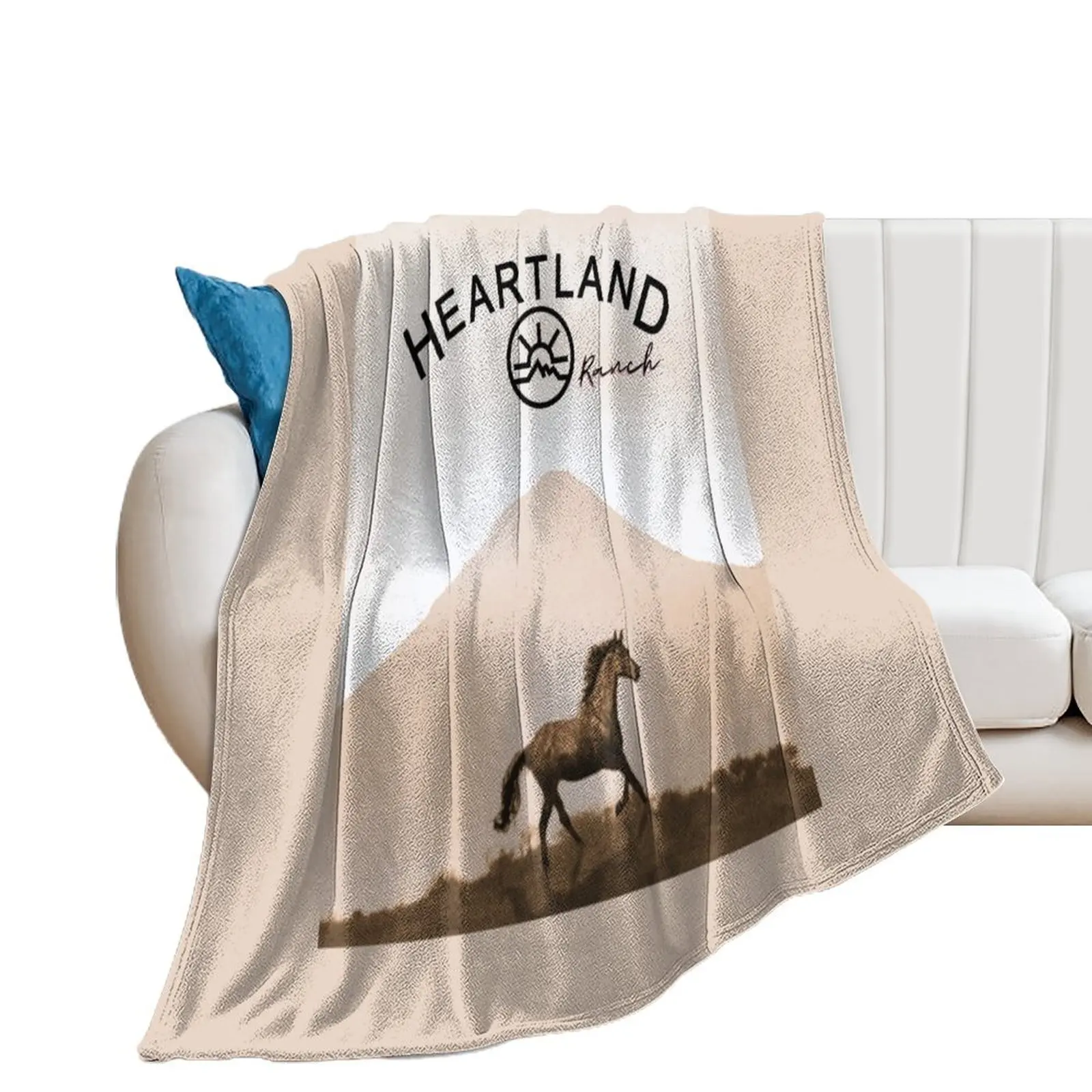 Heartland Ranch , Heartland Horse Throw Blanket Winter beds funny gift Sofas Blankets