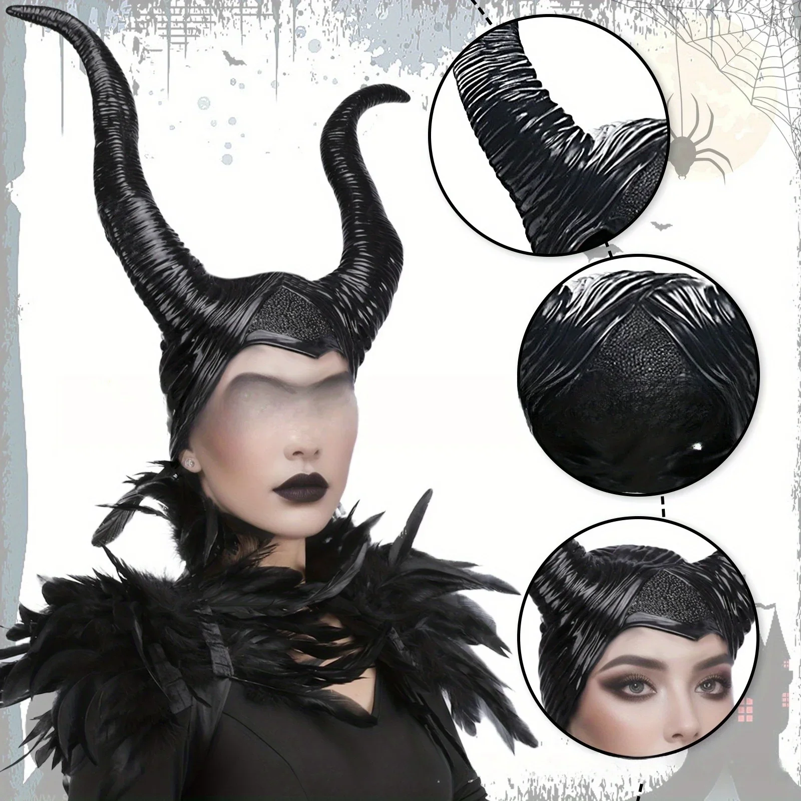 2026 Sleeping Beauty Wicked Witch Headset - The Perfect Choice for Halloween Costumes and Role-playing Accessories