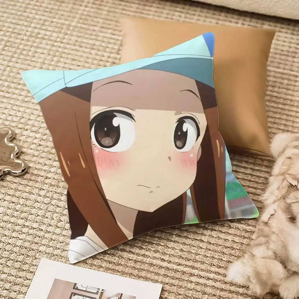 Anime-T-Teasing Master Takagi-sanES-Fun Federa per cuscino Anti-polvere Divano letto con cerniera invisibile