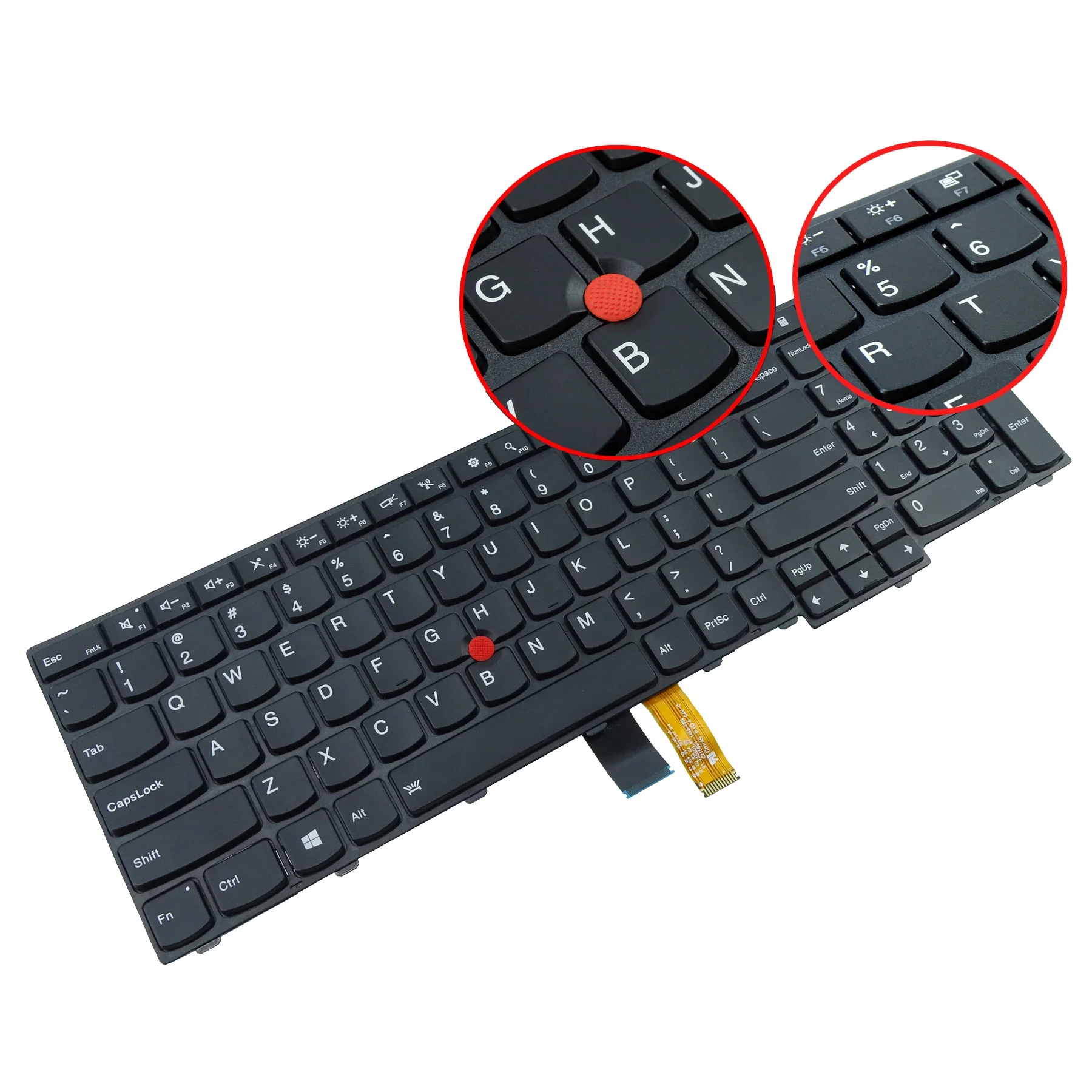 Laptop Replacement Keyboard for Lenovo ThinkPad T550 T560 T540 T540P L540 L560 L570 W540 W541 P50S US/RU/BR/KR/FR Layout