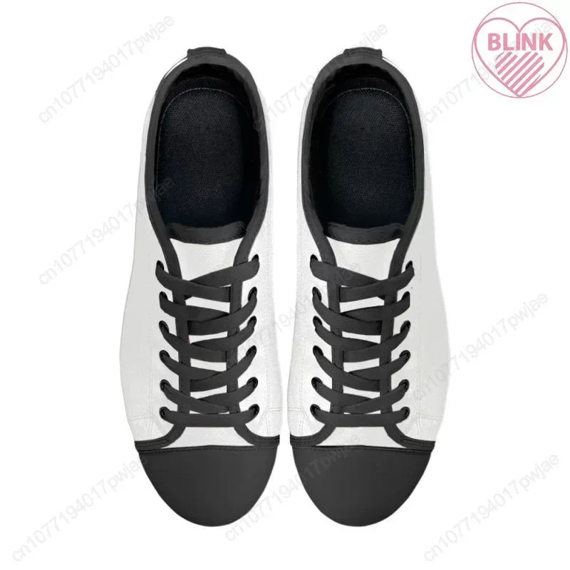 Custom Casual Canvas Shoes Men Sneakers Breathable Sport Lace Up Sneakers 3D Print Custom Logo All Print Design DIY Free Design